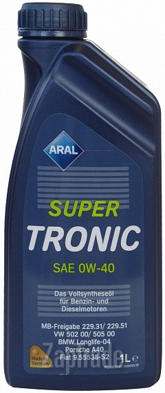 ������ �������� ����� Aral SuperTronic ������������� | ������� 20458