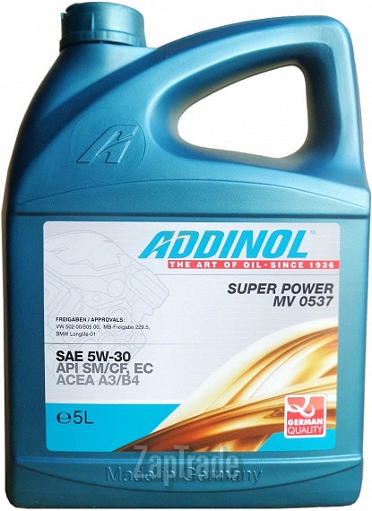 ������ �������� ����� Addinol Super Power MV 0537 ������������� | ������� 4014766240460