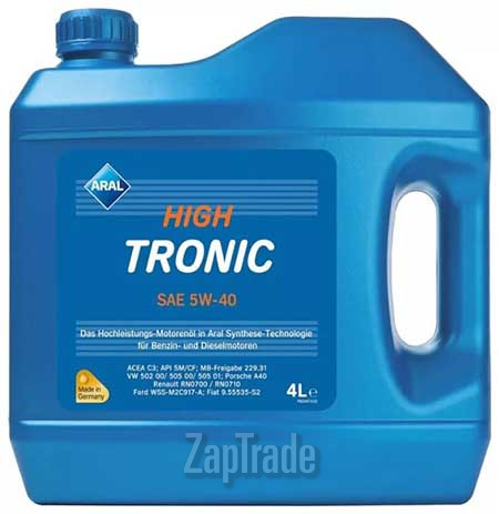 ������ �������� ����� Aral HighTronic M ������������� | ������� 154FE8