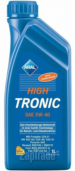 ������ �������� ����� Aral HighTronic ������������� | ������� 1505B4