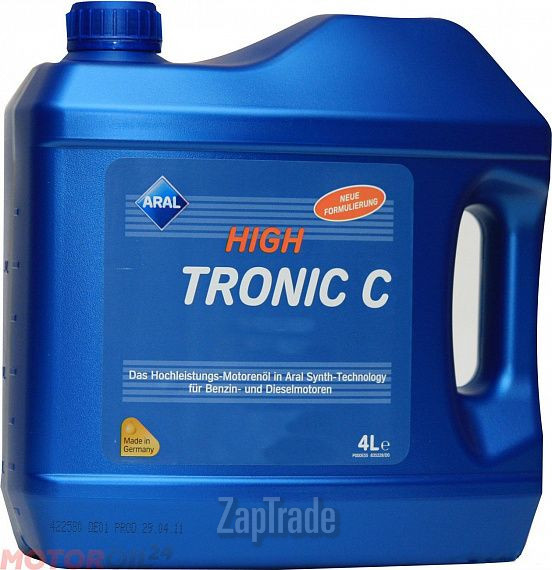 ������ �������� ����� Aral HighTronic C ������������� | ������� 10584
