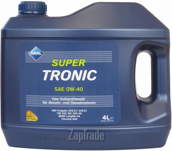������ �������� ����� Aral SuperTronic ������������� | ������� 154FED