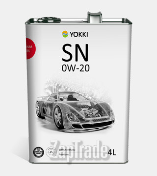 ������ �������� ����� Yokki Premium SAE 0W20 API SN ������������� | ������� YAC101004S
