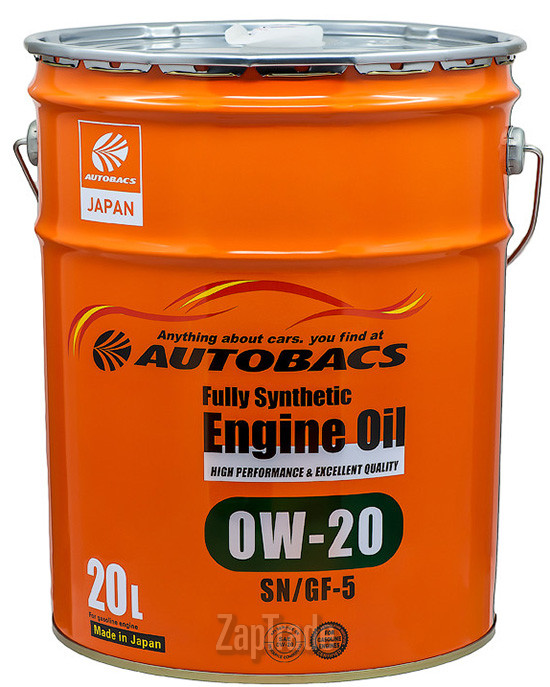 ������ �������� ����� Autobacs ENGINE OIL 0W-20 ������������� | ������� A01508396