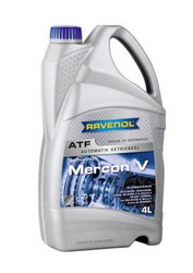 Трансмиссионные масла и жидкости ГУР: Ravenol ATF Mercon V , Полусинтетическое | Артикул 4014835732995