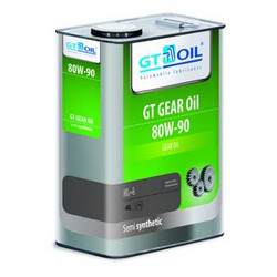 Трансмиссионные масла и жидкости ГУР: Gt oil Трансмиссионное масло GT GEAR Oil, 4л. МКПП, мосты, редукторы, Полусинтетическое | Артикул 8809059407837
