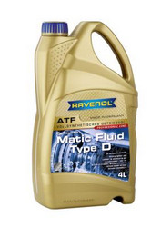 Трансмиссионные масла и жидкости ГУР: Ravenol ATF Matic Fluid Type D , Синтетическое | Артикул 4014835743793